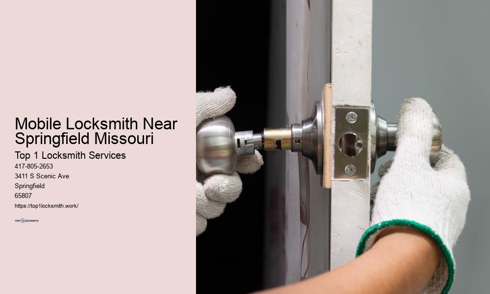 Mobile Locksmith Near Springfield Missouri